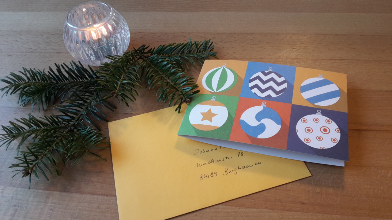 Merry Christmas und Happy New Year